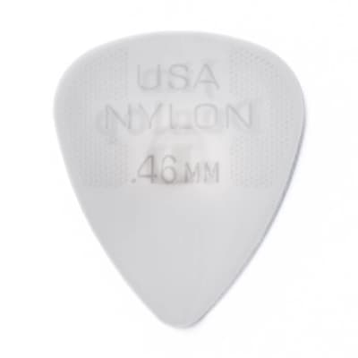 Dunlop Nylon Standard Guitar Picks - .46mm - White (12-Pack) image 1