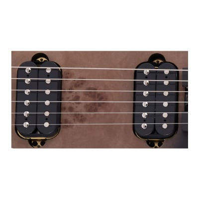 EVH 5150 Series Deluxe Poplar Burl Basswood 6-String Electric Guitar with Ebony Fingerboard (Right-Handed, Black Burst) image 8