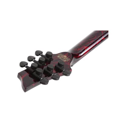 Schecter C-1 Silver Mountain Electric Guitar (Blood Moon) Bundle with Hard Shell Protective Carrying Case image 13