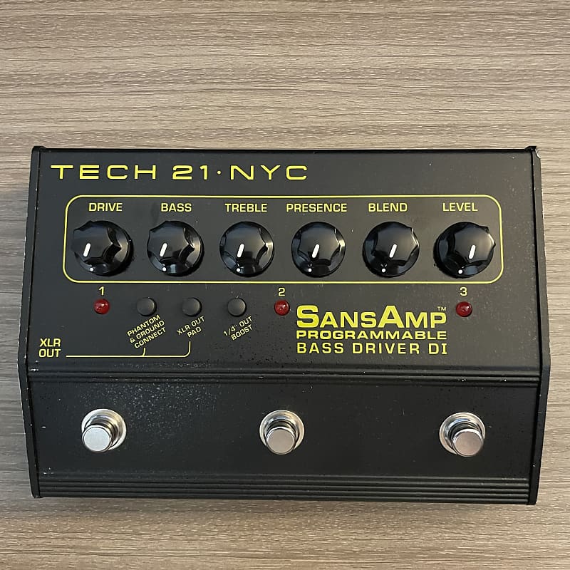 Tech 21 Sansamp Programmable Bass Driver