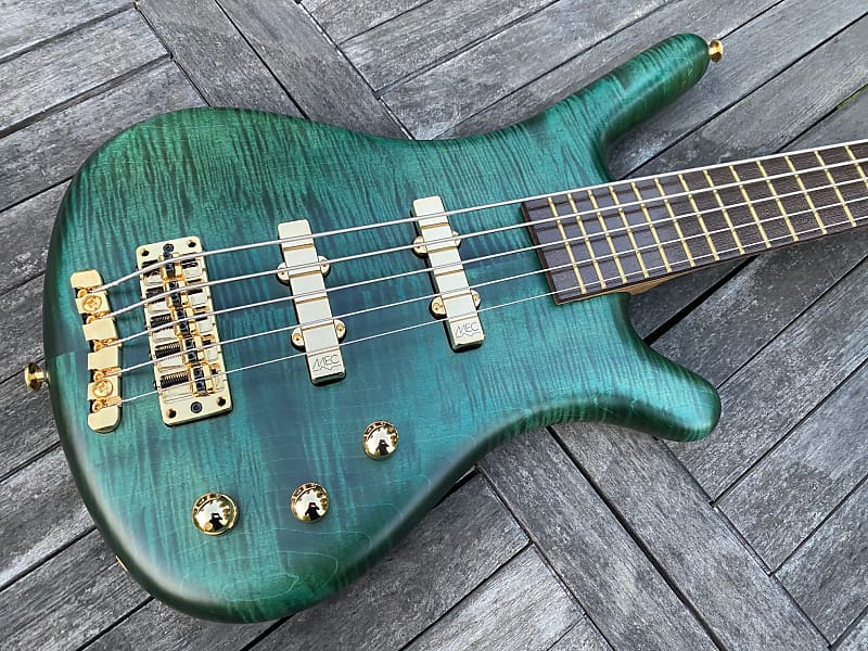 Warwick Corvette Proline 5 Custom Shop - Petrol Green | Reverb