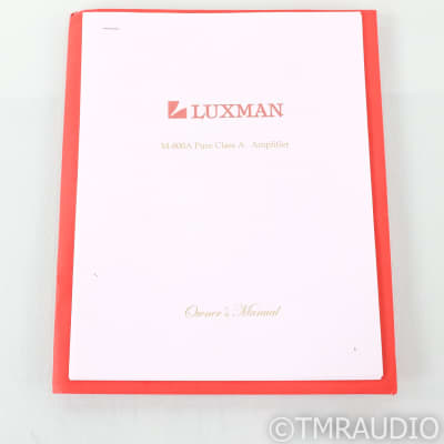 Luxman M-600A Stereo Power Amplifier; M600A; Silver (SOLD) image 10