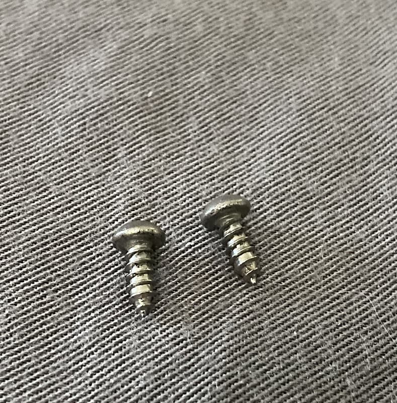 Gibson Vintage 1960's Nickel Les Paul SG ES Truss Rod Cover Screws 1961 1962 1963 1964 1960's image 1