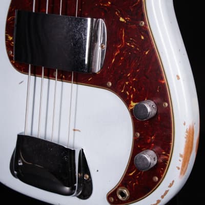 Fender Custom Shop 63 Precision P Bass Heavy Relic Sonic Blue 2023 ( R129743) image 15