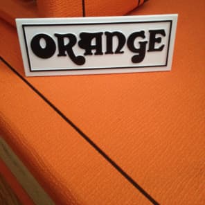 Orange Cab Plastic Emblem Logo image 2