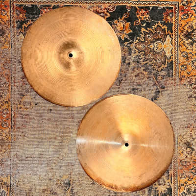 THIN TOP Vintage Zildjian New Beat 14” Hihats Only 851 1320