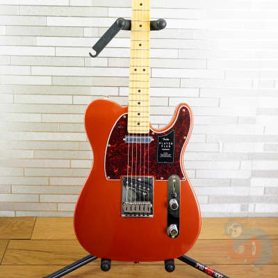 Fender Player Plus Telecaster with Maple Fretboard Aged Candy Apple Red image 8