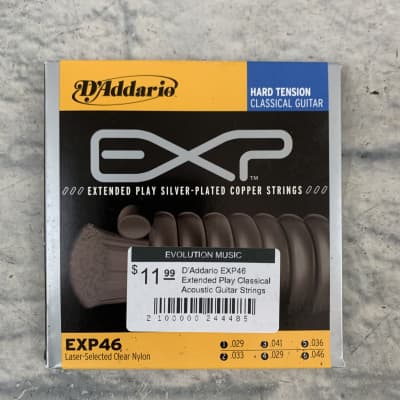 D'Addario EXP46 Extended Play Classical Acoustic Guitar Strings image 1