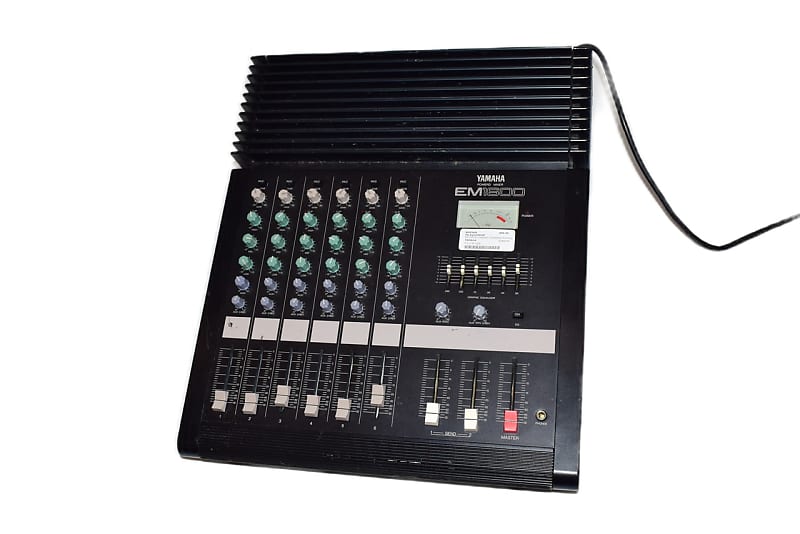 Yamaha EM1600 Powered 6Channel Mixer Reverb