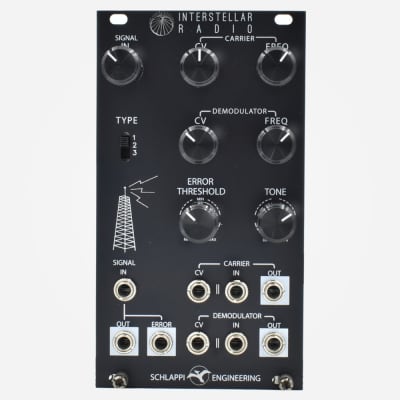 Schlappi Engineering INTERSTELLAR RADIO Eurorack Chaotic Noise and Ring Mod Module image 1