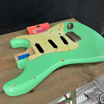 Real Life Relics Strat® Stratocaster® Body Aged Surf Green #1 image 7
