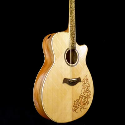 Blueberry Handmade Acoustic Guitar Jumbo Celtic Built to Order for sale