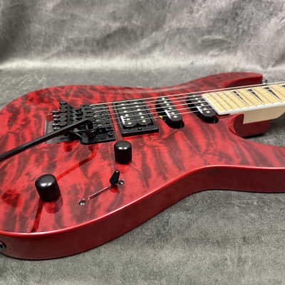 Jackson JS34Q Dinky DKAM 2021 - Transparent Red image 5