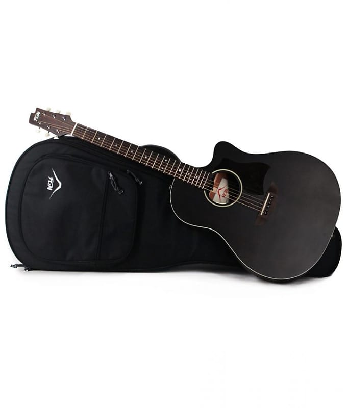 Godin Mahogany Parlor Acoustic-electric Guitar - Black Burst