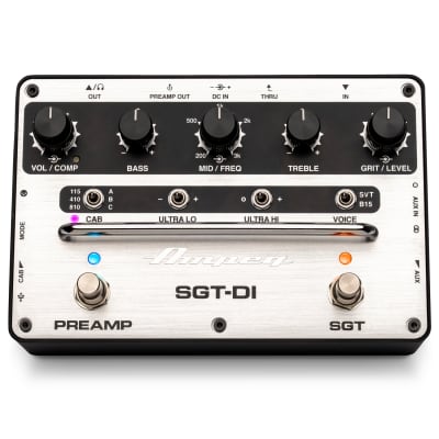 Reverb.com listing, price, conditions, and images for ampeg-sgt-di-bass-preamp-pedal-and-di