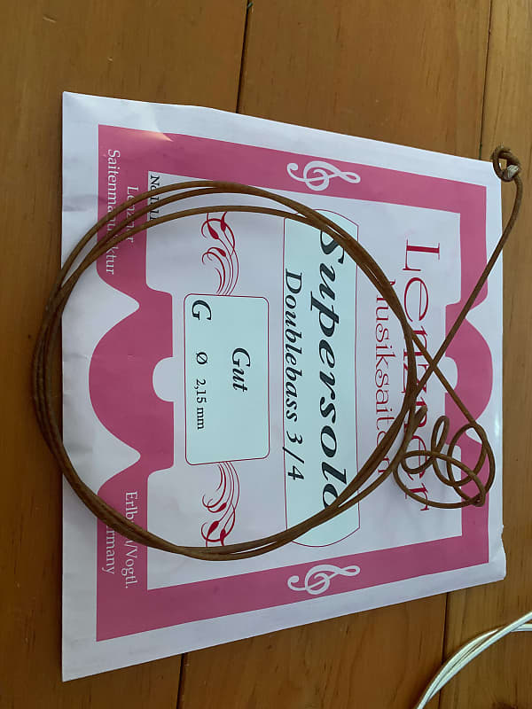 Lenzner Upright Bass Gut Strings Reverb