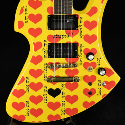 hide ギターコレクション　BURNY MG-X YELLOW HEART Amazon.co.jp: Burny MG-165S HY X Japan hide Model Yellow