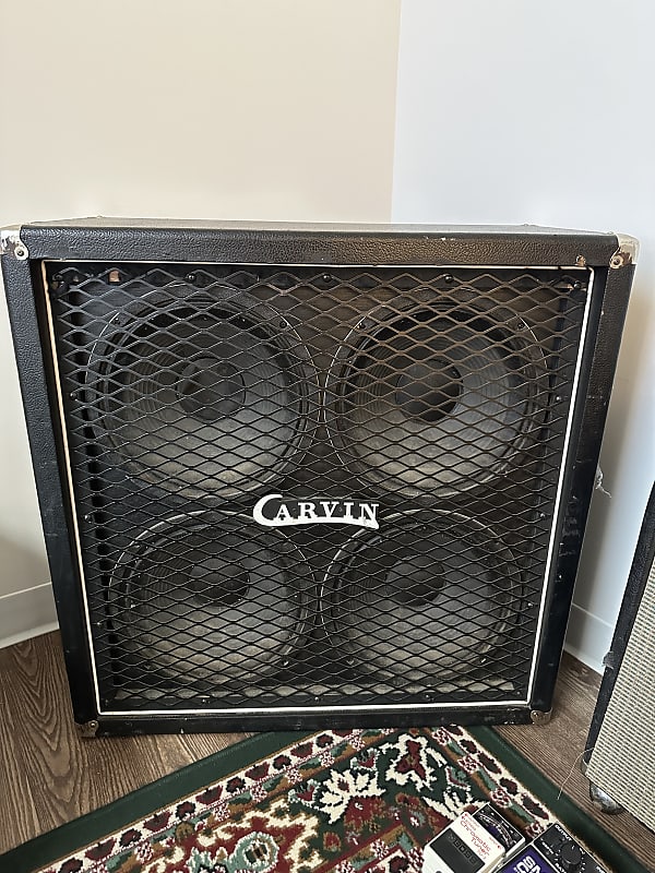 Vintage Carvin 4x12 Speaker Cabinet Celestion Greenback Reverb 2370