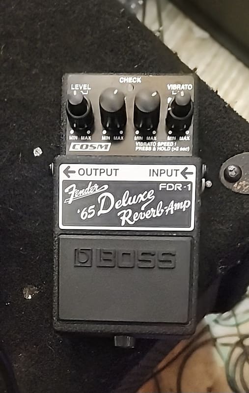 Boss FDR-1 Fender '65 Deluxe Reverb-Amp Pedal 2007 RARE!! GREAT