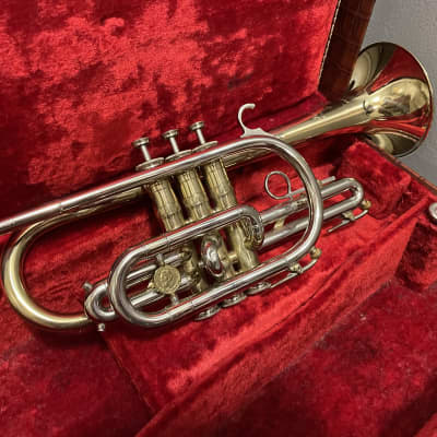 Holton c501 al hirt special cornet (trumpet) 1960s - brass image 4