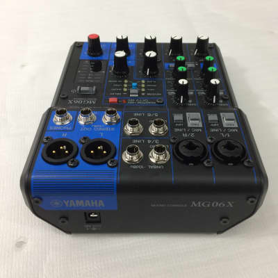 YAMAHA MG06X 6-Input Compact Stereo Mixer with Effects