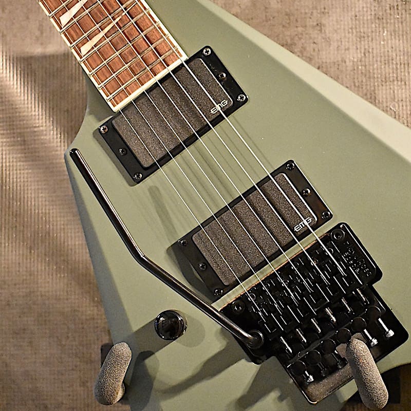 ESP Left Handed LTD Arrow-401 2018 Military Green Lefty Guitar