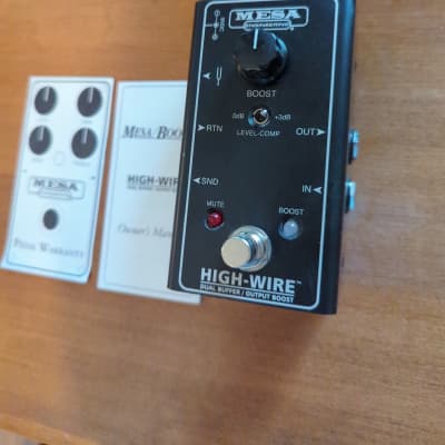 Mesa Boogie High-Wire Dual Buffer & Boost 2010s - Black for sale
