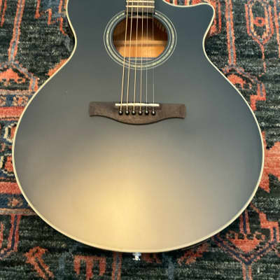 Ibanez Acoustic-Electric Guitar Dark Tide Blue Flat for sale