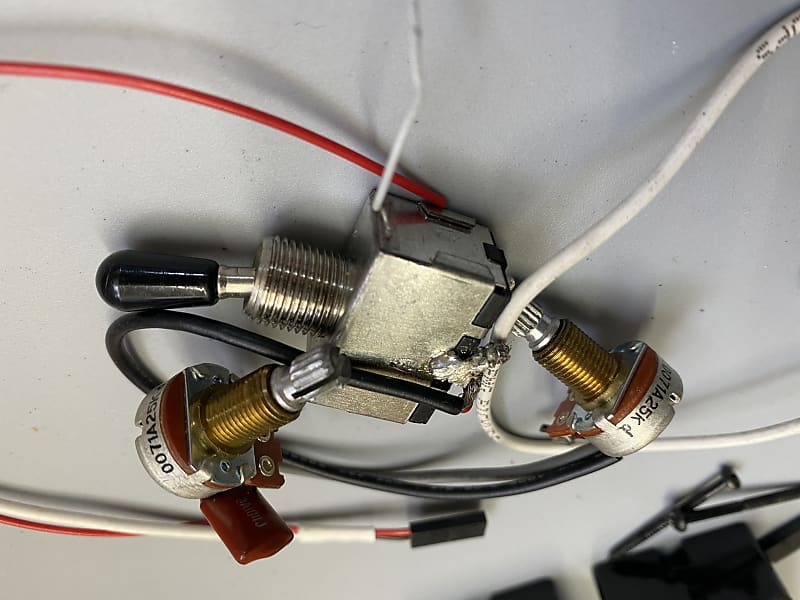 Emg 707 7 string pickup set with wiring and pots | Reverb