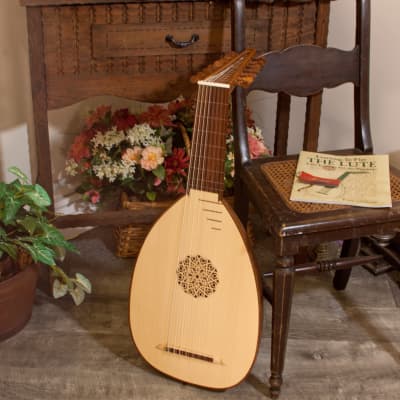 Roosebeck LT8DRSN Deluxe 8-Course Lute Sheesham & Canadian Spruce w/Padded Gig Bag & Learning Book image 5