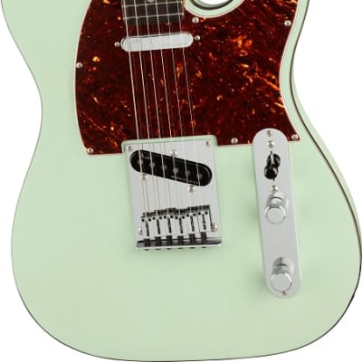 Fender Ultra Luxe Telecaster. Rosewood Fingerboard, Transparent Surf Green image 5