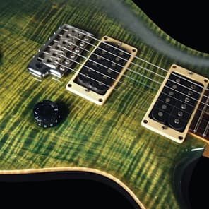 1994 Paul Reed Smith PRS CE-24 Flame Top CE24 Pre-Factory Emerald Green imagen 5