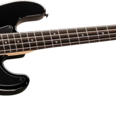 ESP LTD Surveyor '87 4-String Bass Guitar, Macassar Ebony Fingerboard, Black image 3
