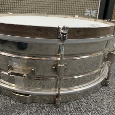 Leedy Utility Snare Drum 5x14 30's Nickel Over Brass image 10