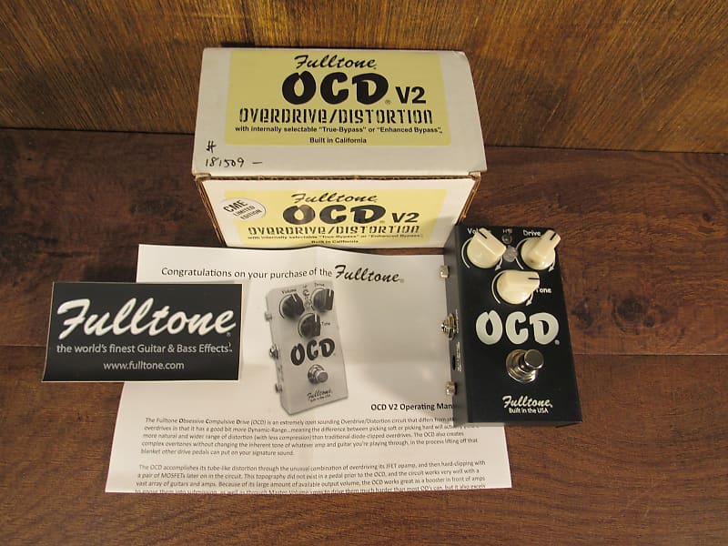 Fulltone OCD V2 CME Limited Edition Black