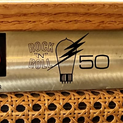 Legend 50 Watt Rock N Roll Hybrid Tube Head Wood, Serviced, Tested It is a Killer Amp, Great Tone ! image 8