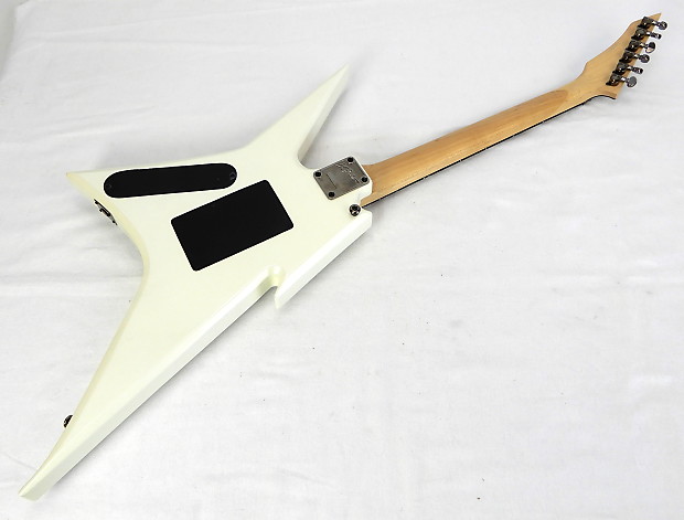 B.C. Rich n.j. warlock 1980's White electric guitar made in