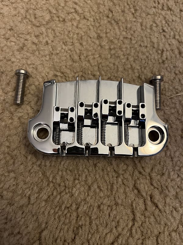 Hipshot Gibson 3point bass bridge Chrome Reverb