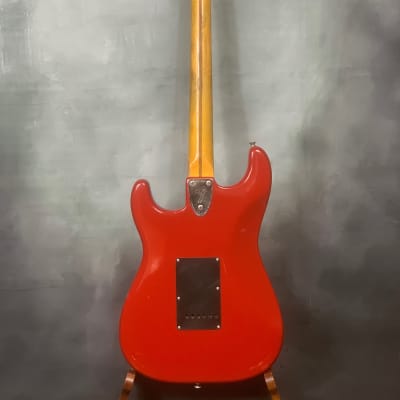 1973 Fender Stratocaster with 3-Bolt Neck, Maple Fretboard- Candy Apple Red image 3