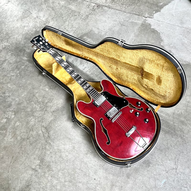 Greco SA-700 c 1970’s Cherry es-335 original vintage MIJ Japan Matsumoku  fujigen