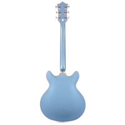 Guild Starfire I DC Pelham Blue w/Guild Vibrato Tailpiece 6-String Semi-Hollow Body Electric Guitar image 5