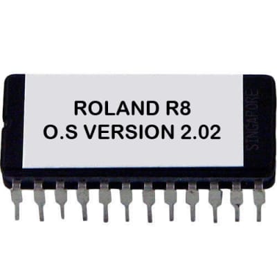Roland R-8 firmware Version 2.02 firmware OS update EPROM R8 drum machine eprom