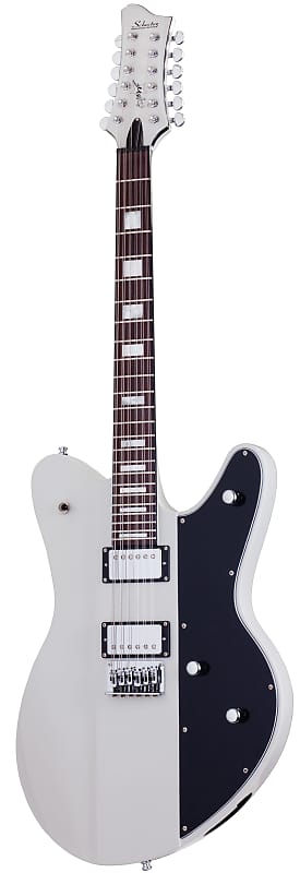 Schecter Robert Smith UltraCure-XII Vintage White image 1