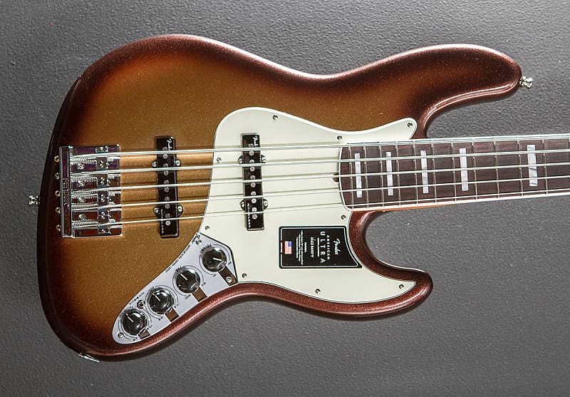 Fender American Ultra Jazz Bass V – Mocha Burst w/Rosewood image 1