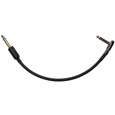 3 Ft Castline Gold Mogami 2524 Guitar Pedal Board Effects Switcher Patch Cable 1/4 TS Low Profile and Short Barrel Connectors image 1