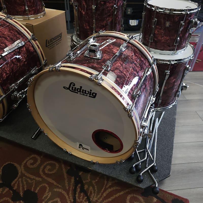 Ludwig deals burgundy pearl