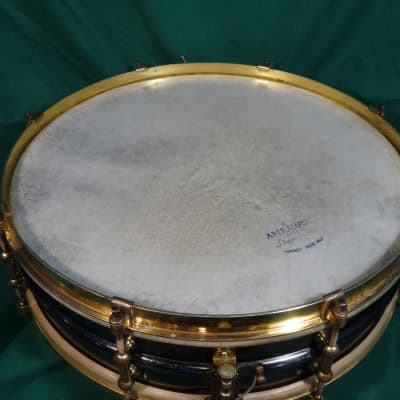 Ludwig Inspiration Snare Drum c.1918-26 Black Nickel/Gold image 17