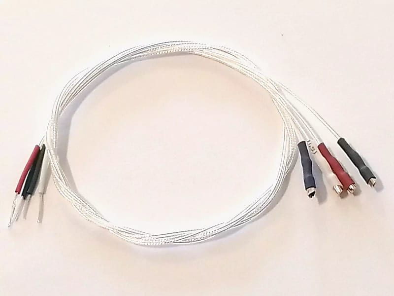 Tonearm Rewire Leads 1.2mm Connectors, 400mm 5N Litz Pure Silver, Use With SME 309, 310, 312, 312-S, M2-9, M2-12, Series IV, Series, V, V-12, 3009 Series I &amp; II (Fixed Headshell) Series III &amp; IIIS Tonearms Pick Ups  			