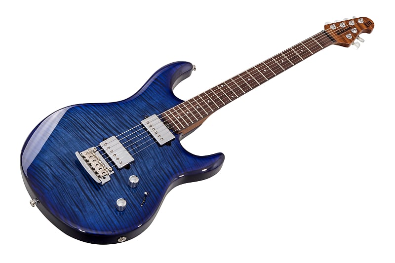 Music Man USA Luke III BFR HH FT BLB - Blueberry Burst Flame