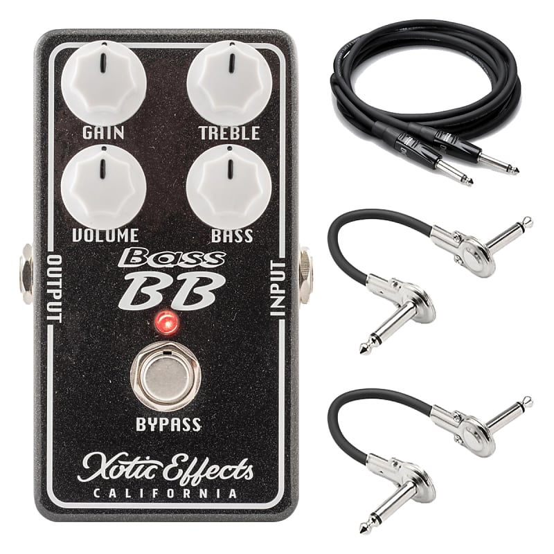 New Xotic Bass BB V1.5 Preamp Bass Boost Overdrive Guitar Effects Pedal